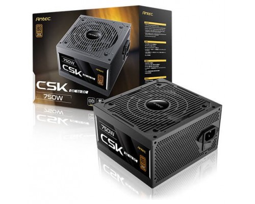 FUENTE ALIM. 750W 80+ BRONZE CSK DC NEGRO ANTEC (Espera 4 dias)