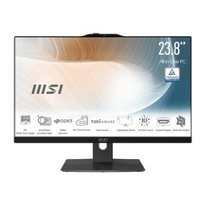 MSI AIO MODERN AM242P 1M-1499ES. 23.8" IPS LED FHD. UMA. SO-DIMM DDR5 16GB (8GB*2). 512GB. W11 HOME. NEGRO (Espera 4 dias)
