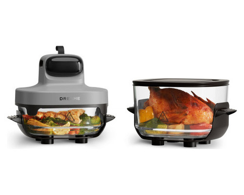 Dreame Tasti Sencillo Independiente 1500 W Freidora de aire caliente Negro, Transparente, Blanco (Espera 4 dias) Dreame Tasti Sencillo Independiente 1500 W Freidora de aire caliente Negro, Transparente, Blanco (Espera 4 dias)