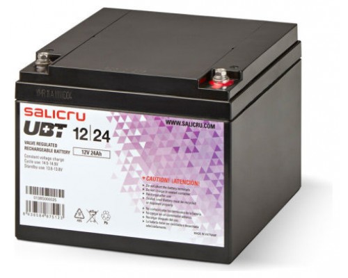 SALICRU BATERIA UBT 12/24 AGM RECARGABLE DE 24 AH/ 12 V (Espera 4 dias) SALICRU BATERIA UBT 12/24 AGM RECARGABLE DE 24 AH/ 12 V (Espera 4 dias)