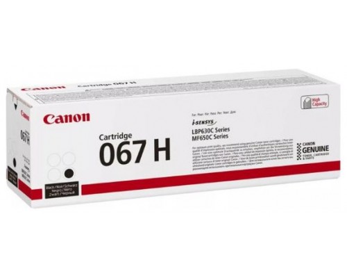 CANON Toner 067H negro, i-SENSYS LBP631 LBP633 MF651 MF655 MF657 3.130p.