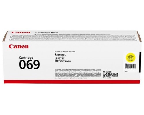 TONER AMARILLO CANON 069Y (Espera 4 dias)