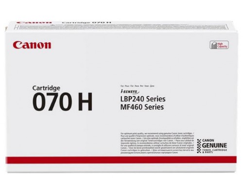 CANON Toner 070HBK Negro  i-SENSYS MF465dw 10.200p