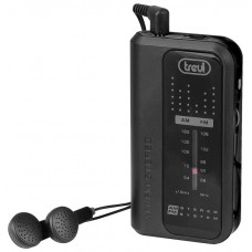 RADIO TREVI BOLSILLO RA 738 FM MINI PORTABLE FM RADIO BLACK