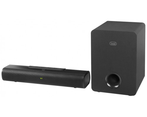 BARRA DE SONIDO TREVI 90W SUBWOOFER 2.1 INALÁMBRICO BT USB ENTRADA AUXILIAR HDMI