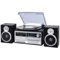 TOCADISCOS TREVI TT 1072 DAB TURNTABLE+DAB+AW+ENCODING BLACK