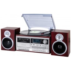 TOCADISCOS TREVI TT 1072 DAB TURNTABLE +DAB+AW+ENCODING DARK WOOD