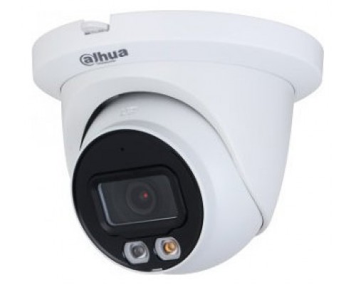(DH-IPC-HDW2449TMP-S-IL-0280B) DAHUA C&Aacute;MARA IP TURRET LITE WIZSENSE SERIE 2 4MP CON INTELIGENCIA ARTIFICIAL PAL FULL-COLOR SOPORTA MICROSD 256GB LED IR & LUZ BLANCA 2.8MM (Espera 4 dias)