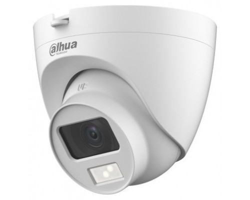 (DH-HAC-HDW1500CLQP-IL-A-0280B-S2) DAHUA CÁMARA HÍBRIDA TURRET LITE SMART DUAL LIGHT 5MP IR 20M CON AUDIO 2.8MM (Espera 4 dias)