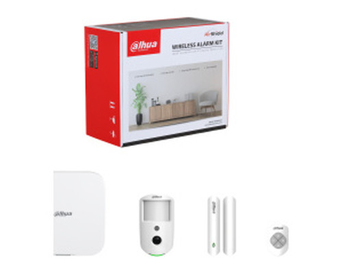 (DHI-ART-ARC3800H-03-CAM-FW2(868)-V3) DAHUA ALARMAS KIT DE ALARMA 4G, INCLUYE PANEL DE CONTROL DE 150 DISPOSITIVOS VIA RADIO, PIRCAM, PULSADOR, DETECTOR PIR,CONTACTO MAGNETICO (Espera 4 dias)