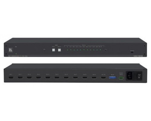 Kramer Electronics VM-10H2 amplificador de línea de video Negro (Espera 4 dias)