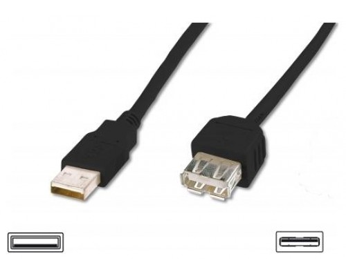 CABLE USB 2.0 TIPO AM-AH BEIGE 1.8 M NANOCABLE