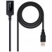 Nanocable - Cable alargador USB 2.0 de 5m PROLONGADOR