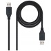 Nanocable - Cable USB 3.0 de 2,0m A/M - A/M negro