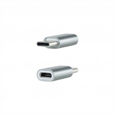 ADAPTADOR NANO CABLE USB C/M - MICROUSB/H GRIS (Espera 4 dias)