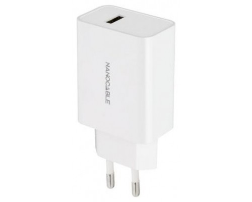 CARGADOR USB 5V/2.1A BLANCO NANOCABLE 10.10.2003