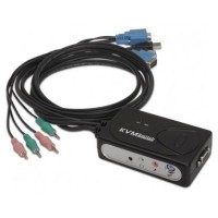 Nanocable - KVM SWITCH VGA USB para controlar 2PC