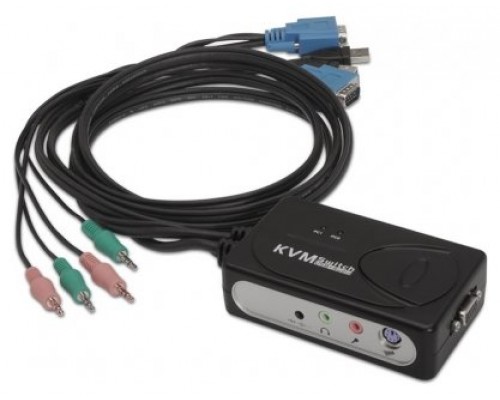 Nanocable - KVM SWITCH VGA USB para controlar 2PC