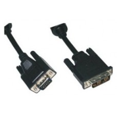 Nanocable - Cable DVI 18+5/M a VGA HDB15/M 3m Negro