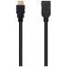 CABLE HDMI PROLONGADOR V2.0 AM-AH NEGRO 1.0 M