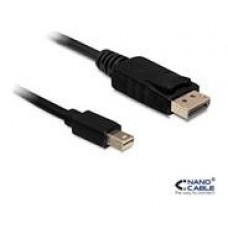 - Cable DISPLAYPORT con conector DP macho(20 Pines)