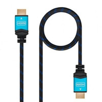 NANOCABLE Cable HDMI V2.0 4K@60GHz 18 Gbps A/M-A/M, negro, 0.5 m., 0,5 m, HDMI tipo A (Estandar), HDMI tipo A (Estandar), 4096 x 2160 Pixeles, 3D, Negro NANOCABLE Cable HDMI V2.0 4K@60GHz 18 Gbps A/M-A/M, negro, 0.5 m., 0,5 m, HDMI tipo A (Estandar), HDMI tipo A (Estandar), 4096 x 2160 Pixeles, 3D, Negro