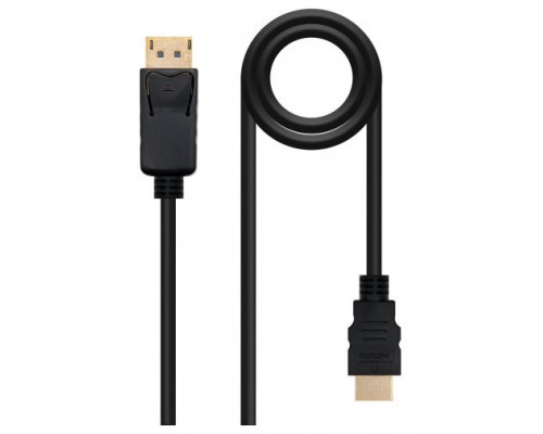 Nanocable - Cable Conversor DP A HDMI - DP/M-HDMI/M -