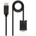 Nanocable - Cable  DisplayPort/M a VGA/M - Negro -