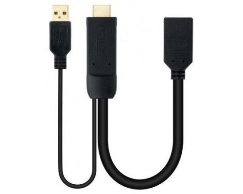 CONVERSOR HDMI A DISPLAYPORT, HDMI/M-DP/H 20CM NEG