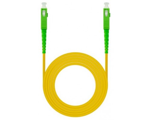Nanocable Cable fibra SC/APC LSZH Amarillo 10m