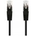 CABLE DE RED LATIGUILLO RJ45 UTP CAT6 AWG24 3 M NEGRO NANOCABLE (Espera 4 dias)