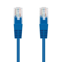 NANOCABLE CABLE RED LATIGUILLO CAT.6 UTP AWG24, AZUL, 3.0 M