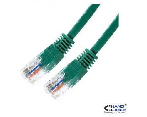 CABLE RED LATIGUILLO RJ45 CAT.6 UTP AWG24 VERDE 3.0 M