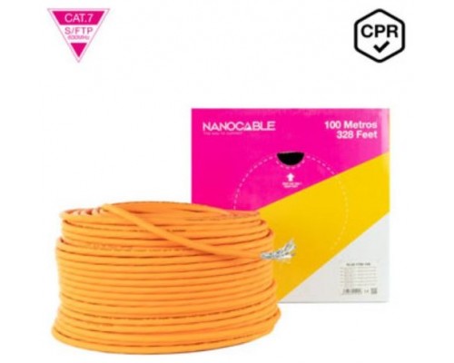 CABLE RED LSZH CAT.7 600MHZ SFTP PIMF AWG23 100 M