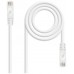 CABLE DE RED LATIGUILLO RJ45 UTP CAT6A AWG24 LSZH 0.30 M BLANCO NANOCABLE (Espera 4 dias)