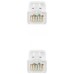 CABLE DE RED LATIGUILLO RJ45 UTP CAT6A AWG24 LSZH 0.30 M BLANCO NANOCABLE (Espera 4 dias)