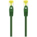 CABLE DE RED LATIGUILLO RJ45 SFTP CAT6A AWG26 0.30 M VERDE NANOCABLE (Espera 4 dias)