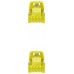 CABLE RED LATIGUILLO RJ45 CAT.6A LSZH SFTP AWG26, 0.30M AMARILLO NANOCABLE (Espera 4 dias)