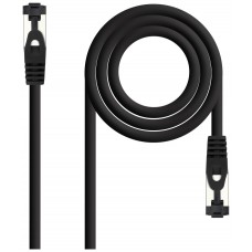 Nanocable Cable red Cat. 8.1 2GHZ SSTP Negro 5m