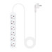 Nanocable Regleta de Enchufes 6 Tomas 1.4 m Blanco Nanocable Regleta de Enchufes 6 Tomas 1.4 m Blanco