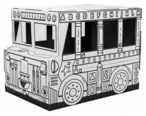 CASITA DE CART&Oacute;N PINTAR Y JUGAR BANKERS BOX 100130976 (Espera 4 dias)