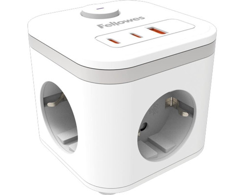 Fellowes Cubo Multienchufe USB Blanco