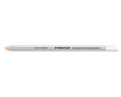 LAPIZ LUMOCOLOR NON-PERMANENT OMNIGRAPH BLANCO STAEDTLER 108-0 (MIN12) (Espera 4 dias)