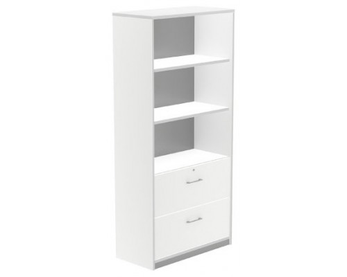 ARMARIO ALTO CARPETERO 195X90X45 ESTRUCTURA BLANCA/FRONTALES BLANCO ROCADA 1102AW04 (Espera 4 dias)