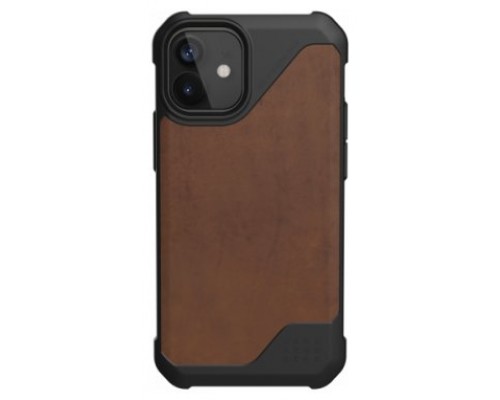 UAG APPLE  IPHONE 12 MINI METROPOLIS LT LEATHER BROWN (Espera 4 dias)