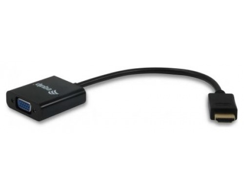 Adaptador Hdmi Macho A Vga Hembra Con Audio Jack