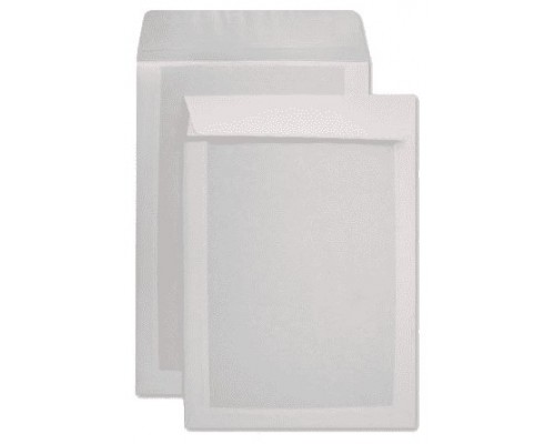 CAJA 125 BOLSAS FOLIO PROLONGADO (260X360) OFFSET BLANCO 120 G.CARTOSAM RESPALDO CARTÓN 450 GRS. AUTOADHESIVO TIRA SILICONA SAM 149074 (Espera 4 dias)