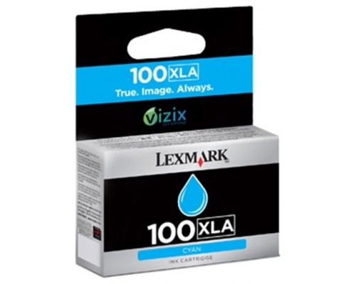 LEXMARK CARTUCHO INYECCION TINTA CIAN Nº100 XLA VIZIX