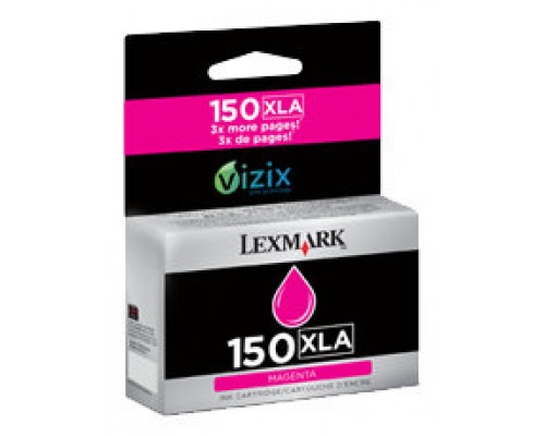 Lexmark Cartucho de tinta magenta Alto Rendimiento 150XLA