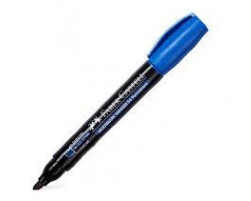 MARCADOR MULTIMARK WINNER 54-E AZUL PUNTA BISELADA Y SIN CLIP FABER CASTELL 153151 (Espera 4 dias)